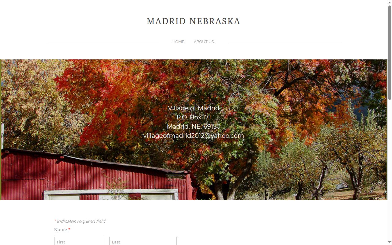Madrid court docket village contact page and county court record fallback